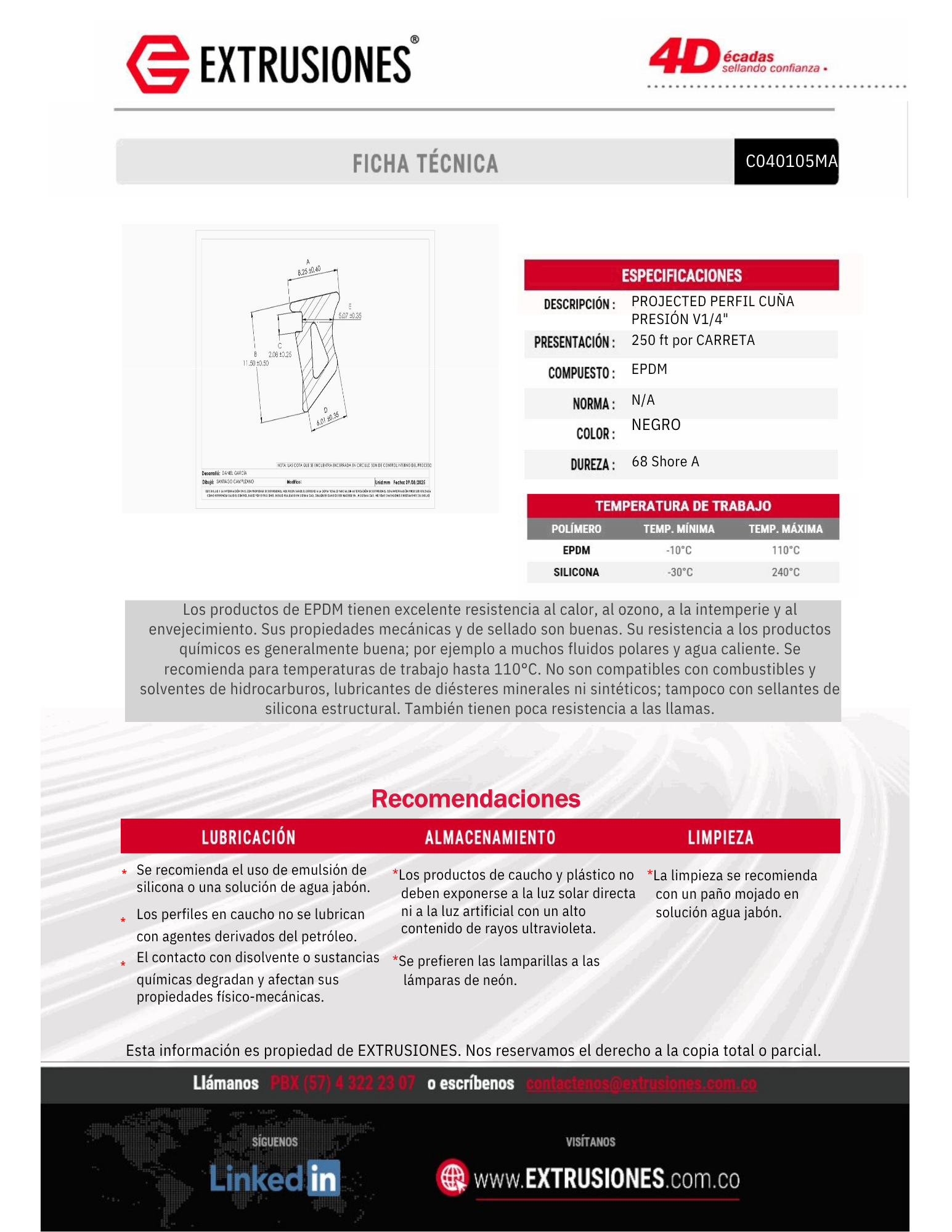 CUÑA PRESION ADAPTADOR COMERCIAL (C040105)