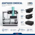 Kit Gomas para Adaptador Comercial Vidrio 1/4"