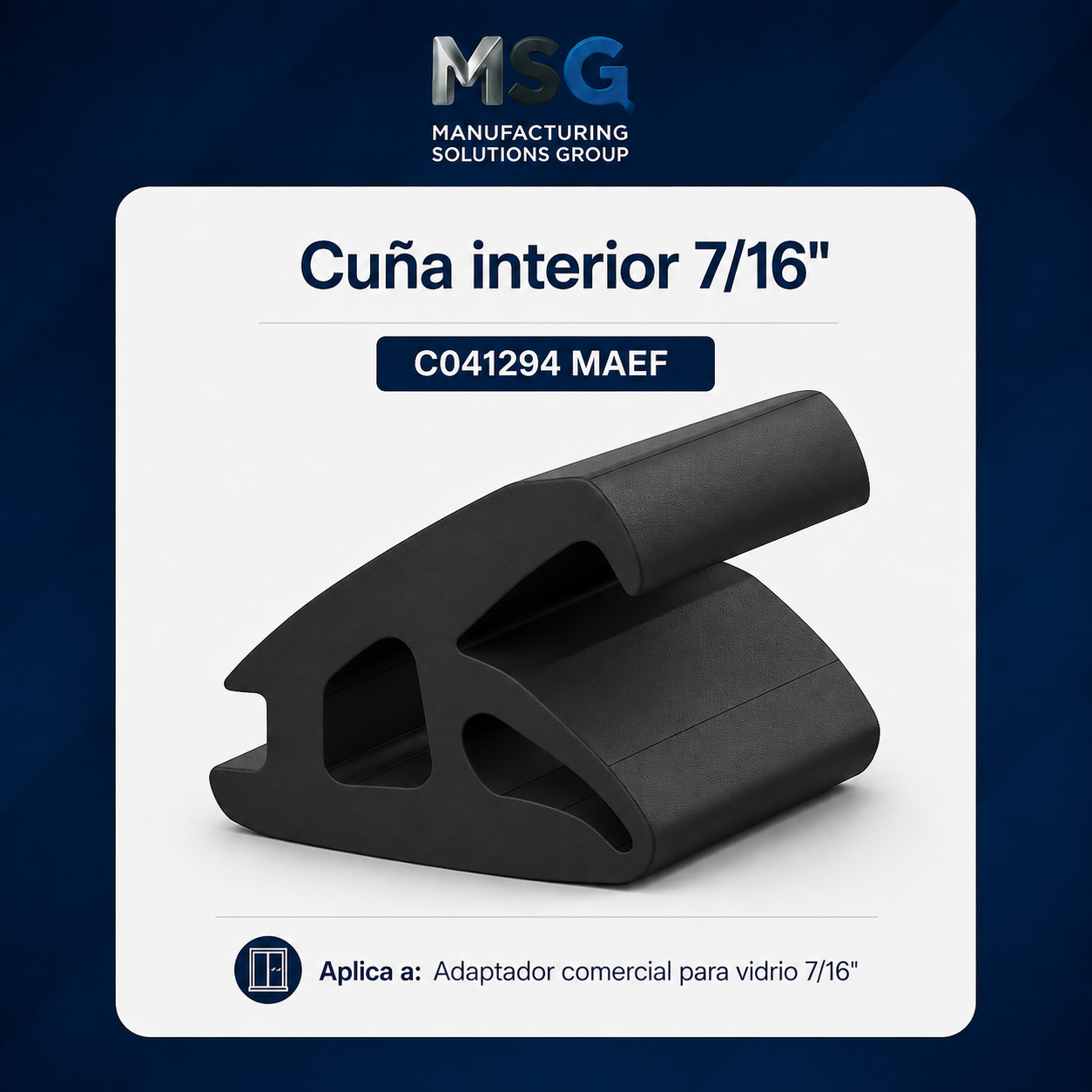 Goma interior para Adaptador Comercial 7/16″ – Rollo de 200 pies