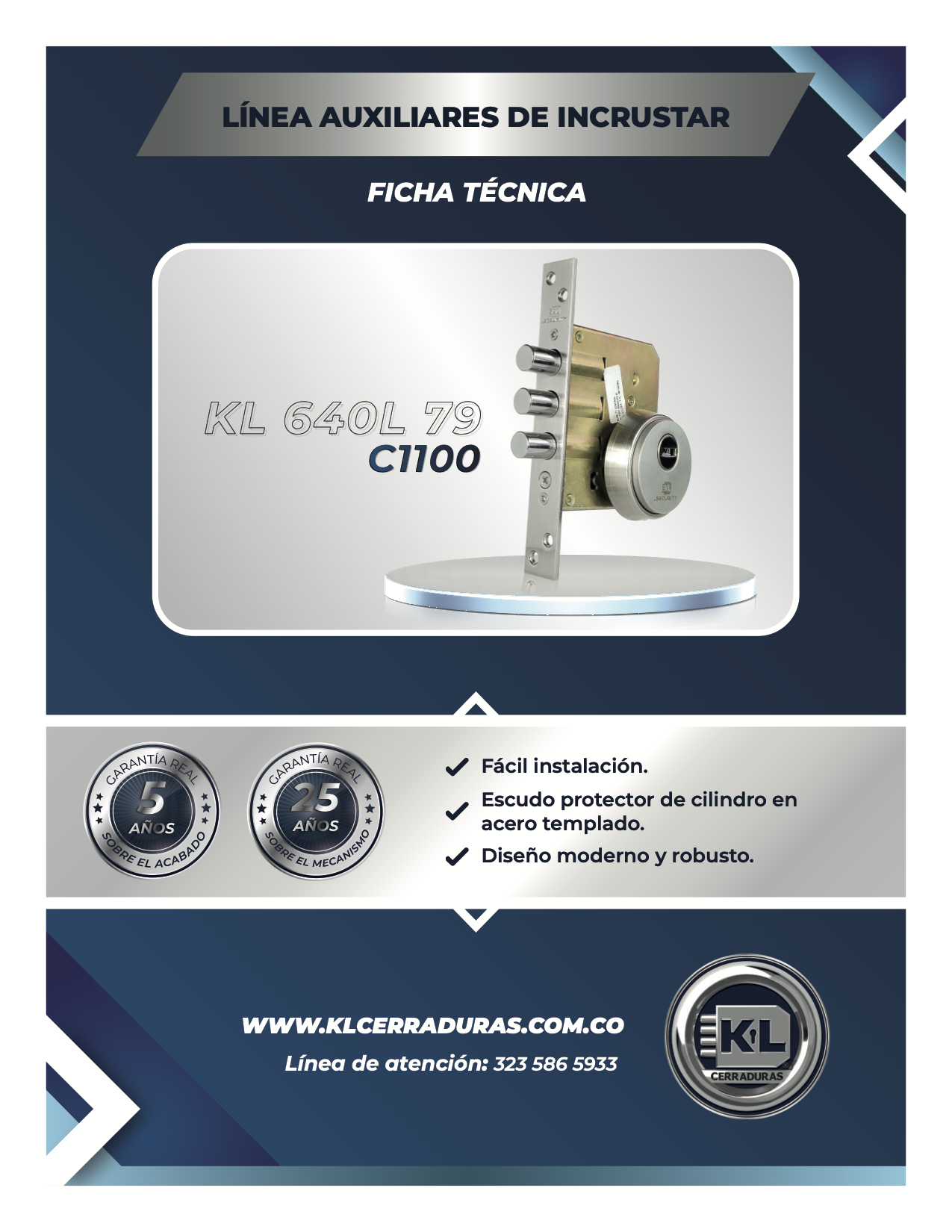 Auxiliar Incrustar C640 L-79 S C1100