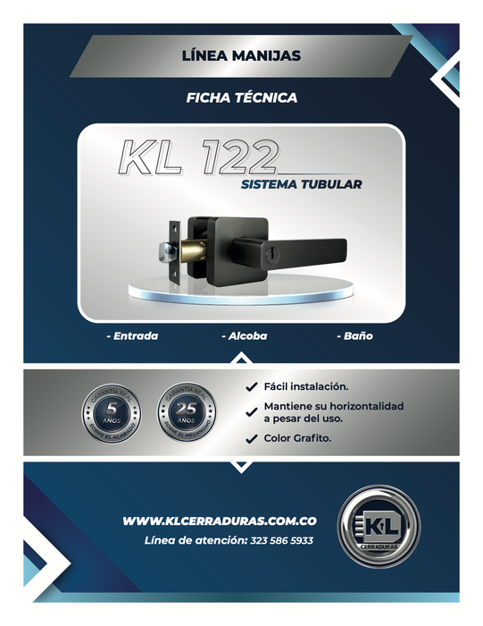 Manija KL 122 Sistema Tubular B