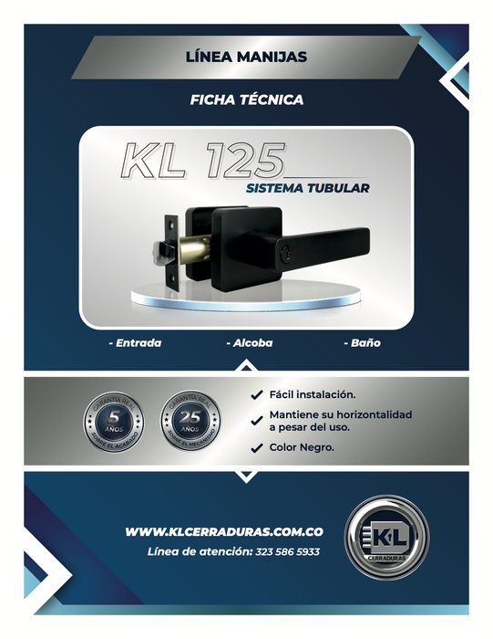 Manija KL 125 Sistema Tubular A