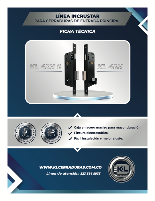 Incrustar Principal KL-45 N Black
