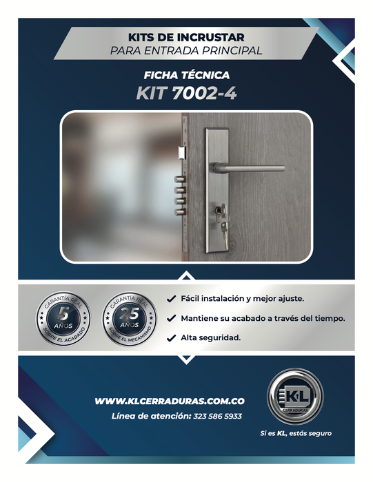 Kits De Incrustar Trom Para Entrada Principal 6002-4