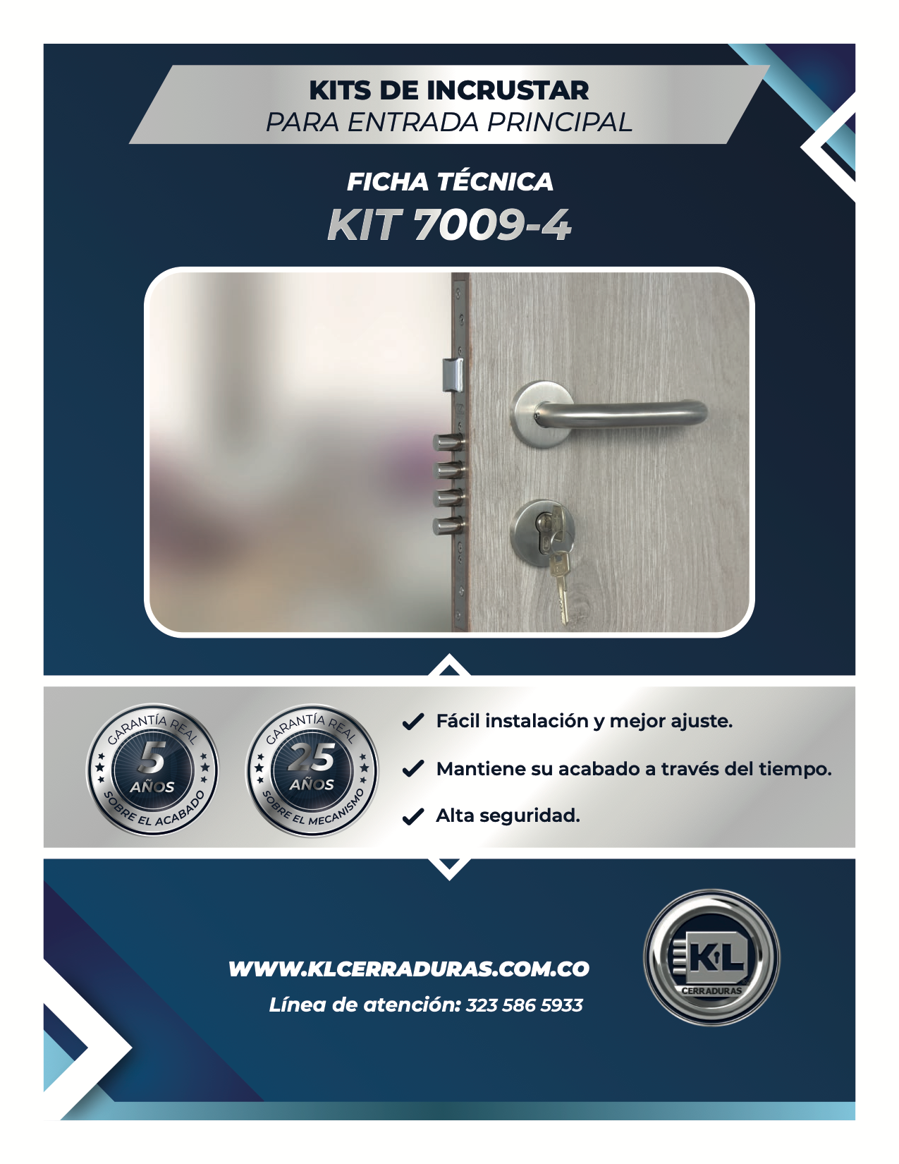 Kits De Incrustar Alfa Para Entrada Principal 6009-4