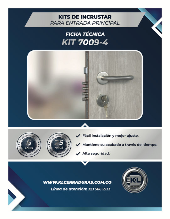 Kits De Incrustar Alfa Para Entrada Principal 6009-4