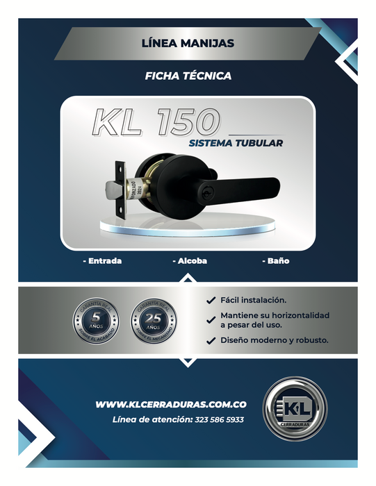 Manija KL 150 Sistema Tubular B