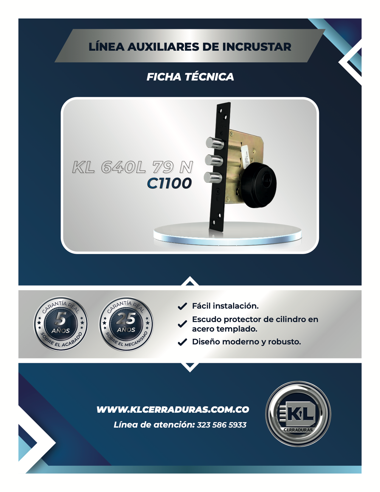 Auxiliar Incrustar C640 L-79 S C1100 N