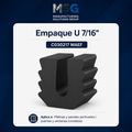 Goma en U para planchas de aluminio